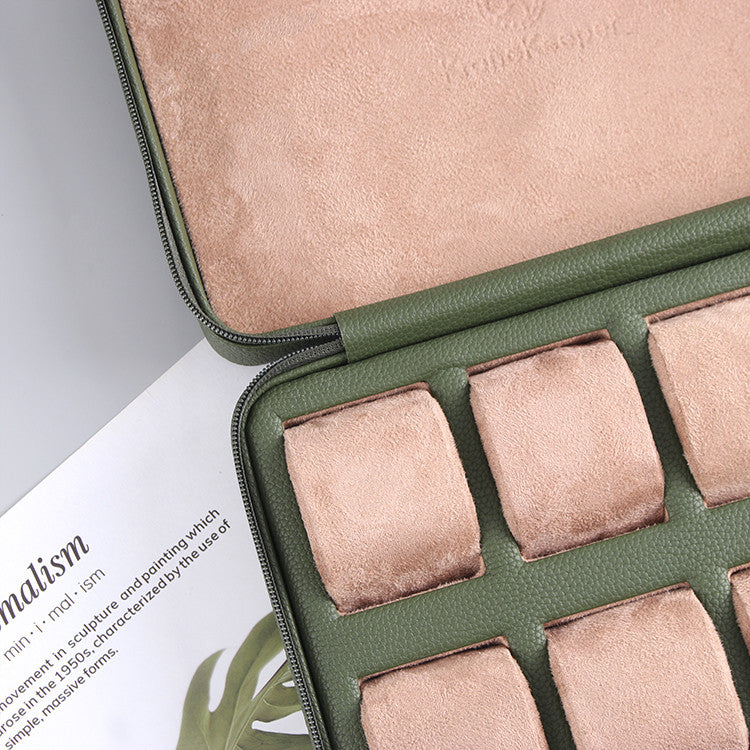 Kronokeeper Tiboulen watch travel case for 8 watches