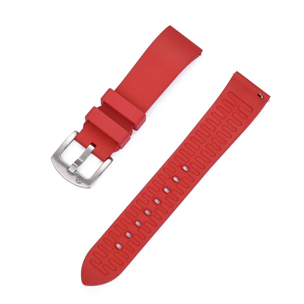 Kronokeeper Rubber strap Red - rubber watch strap