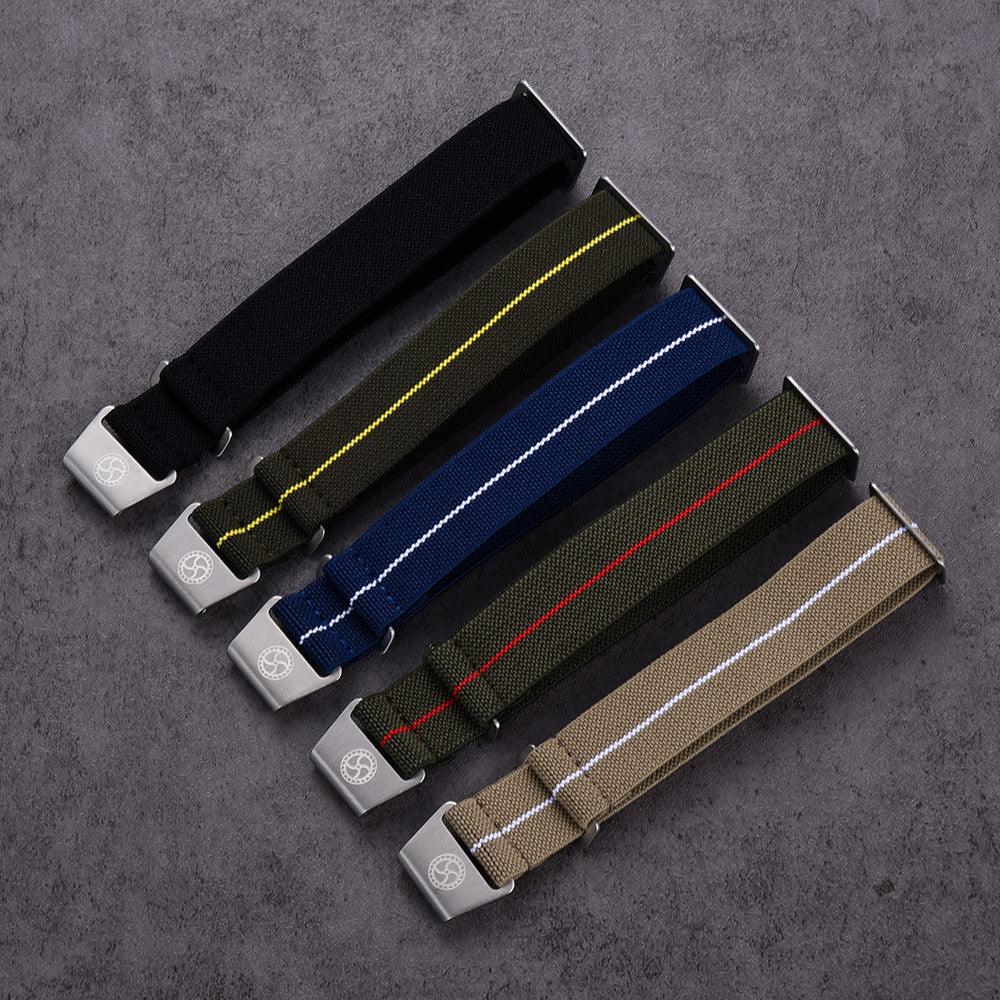 Parachute strap - Navy/White - detail
