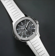 RubberB PK33 - Arctic White Strap - rubber watch strap