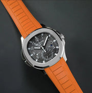 RubberB PK33 - Mandarin Orange Strap - rubber watch strap