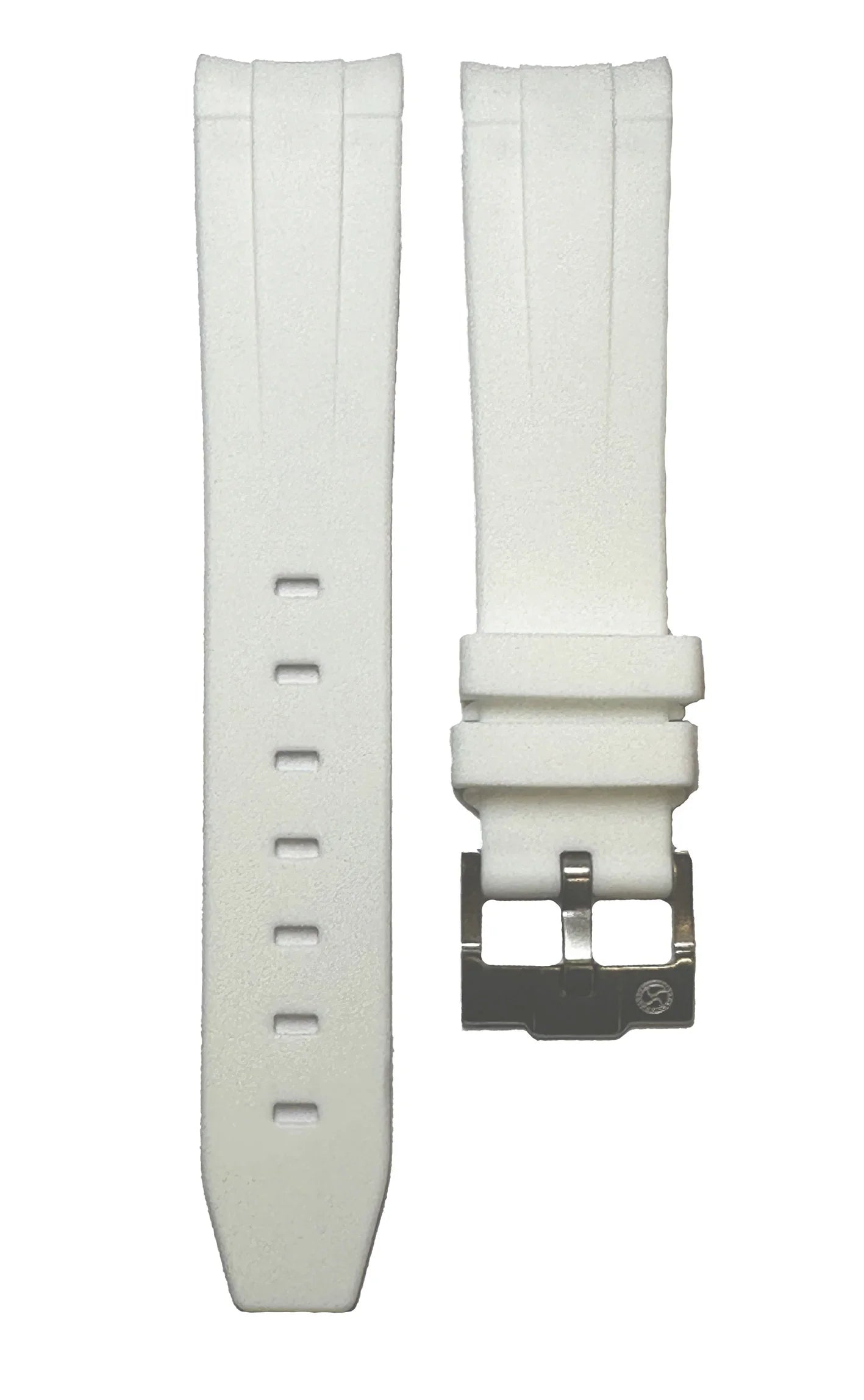 Rubber strap for Omega MoonSwatch - White - rubber watch strap