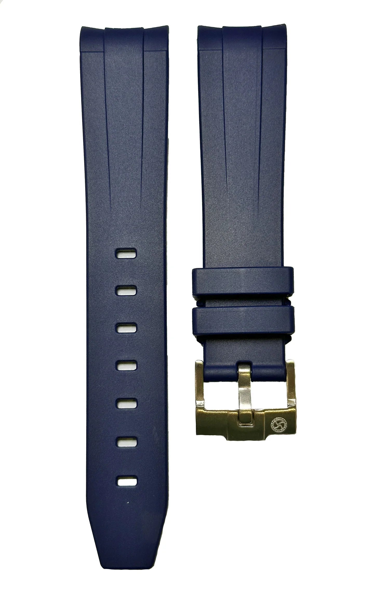 Rubber strap for Omega MoonSwatch - Navy - rubber watch strap