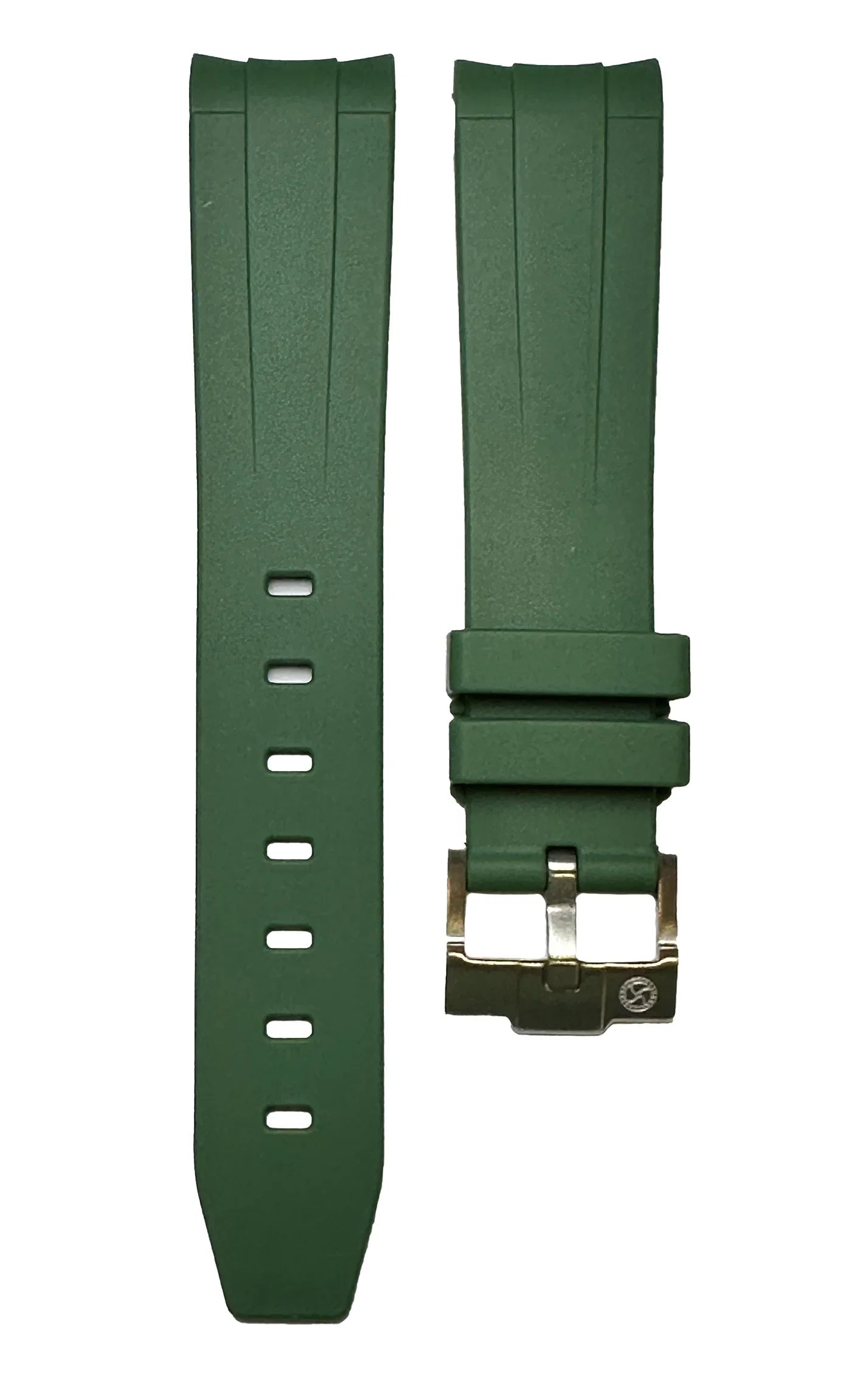 Rubber strap for Omega MoonSwatch - Green - rubber watch strap