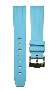 Rubber strap for Omega MoonSwatch - Sky Blue