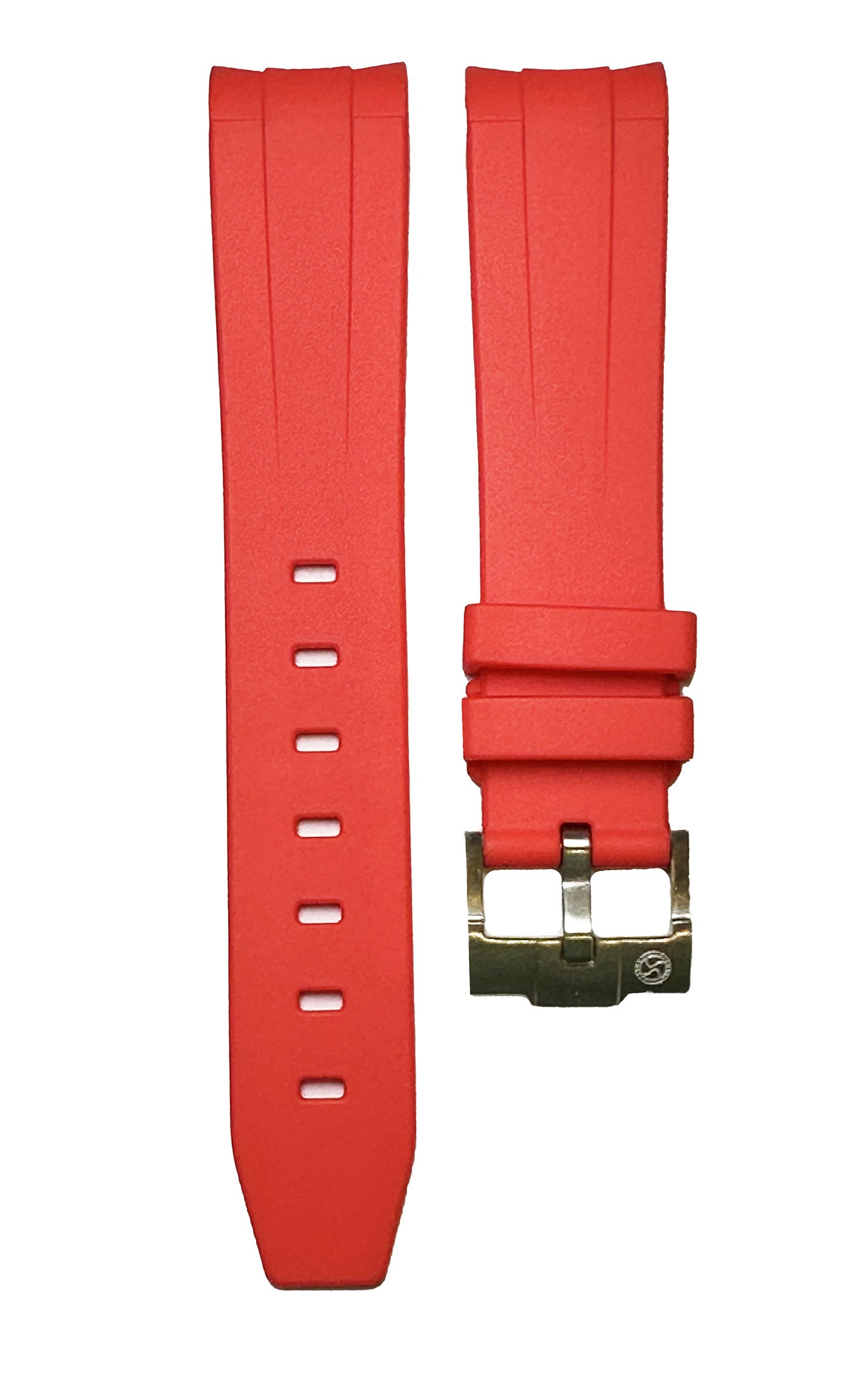 Rubber strap for Omega MoonSwatch - Red