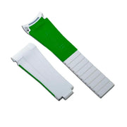Rubber B Strap for Rolex Air-King 126900 - M215 White/Green - rubber watch strap