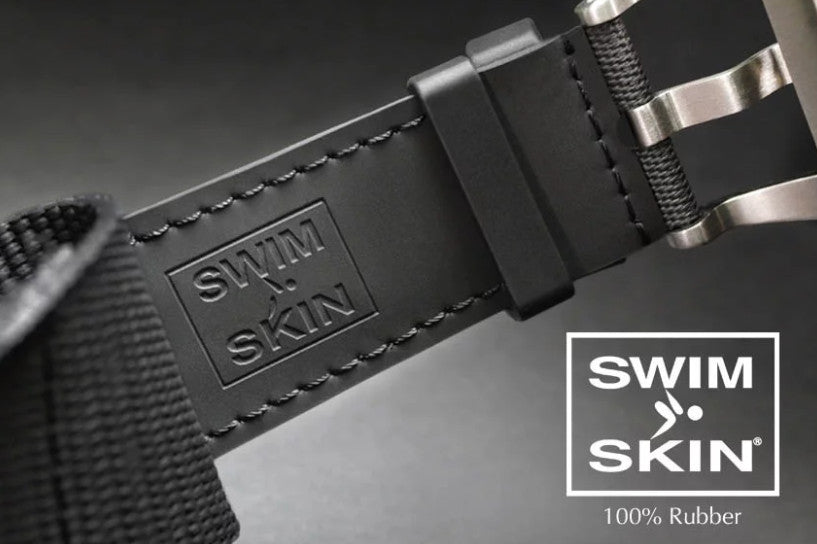 Rubber B Tang Buckle Rubber Cuff Series - Black