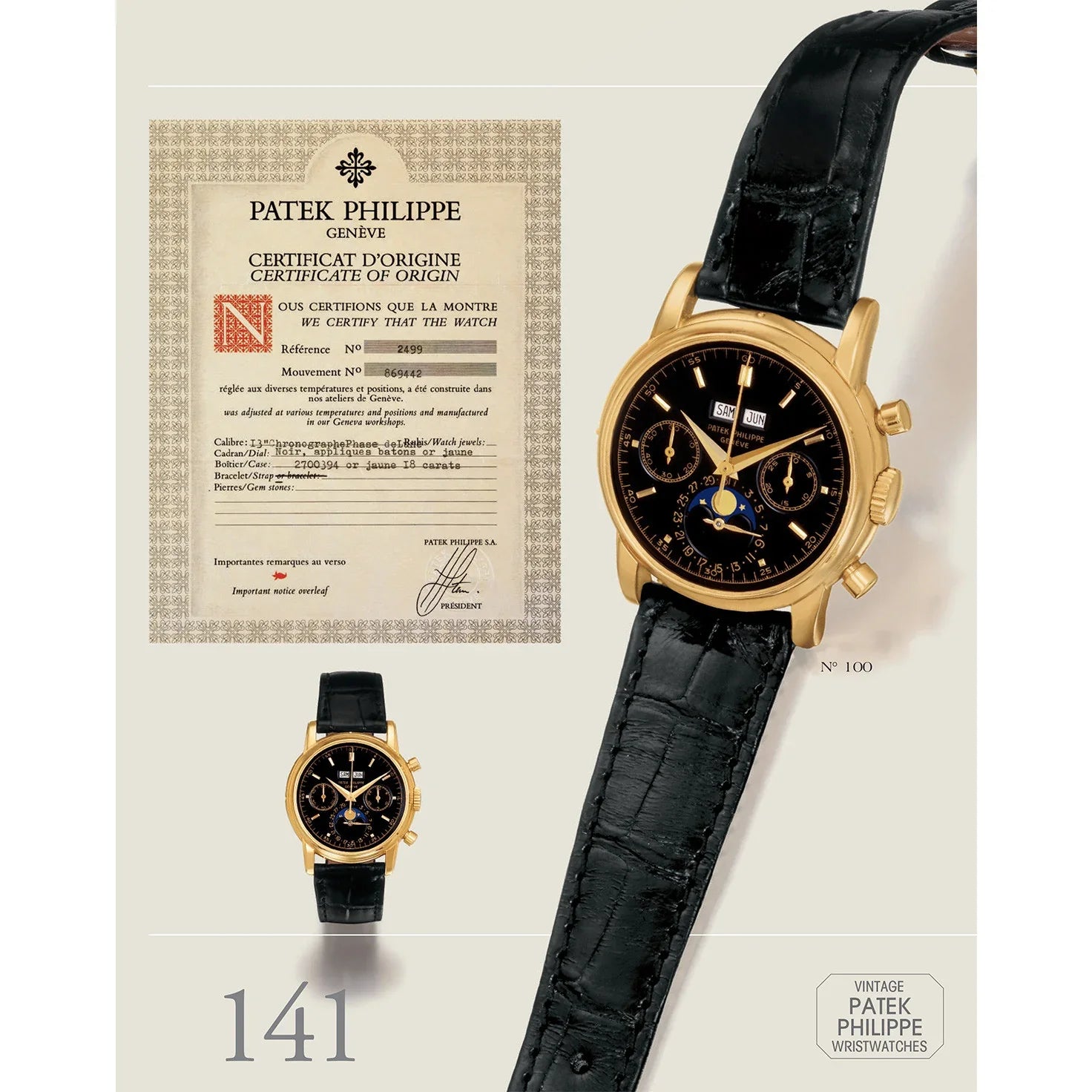 Vintage Patek - Mondani - detail