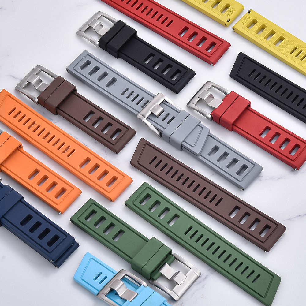 Rubber Divers  Strap - Black