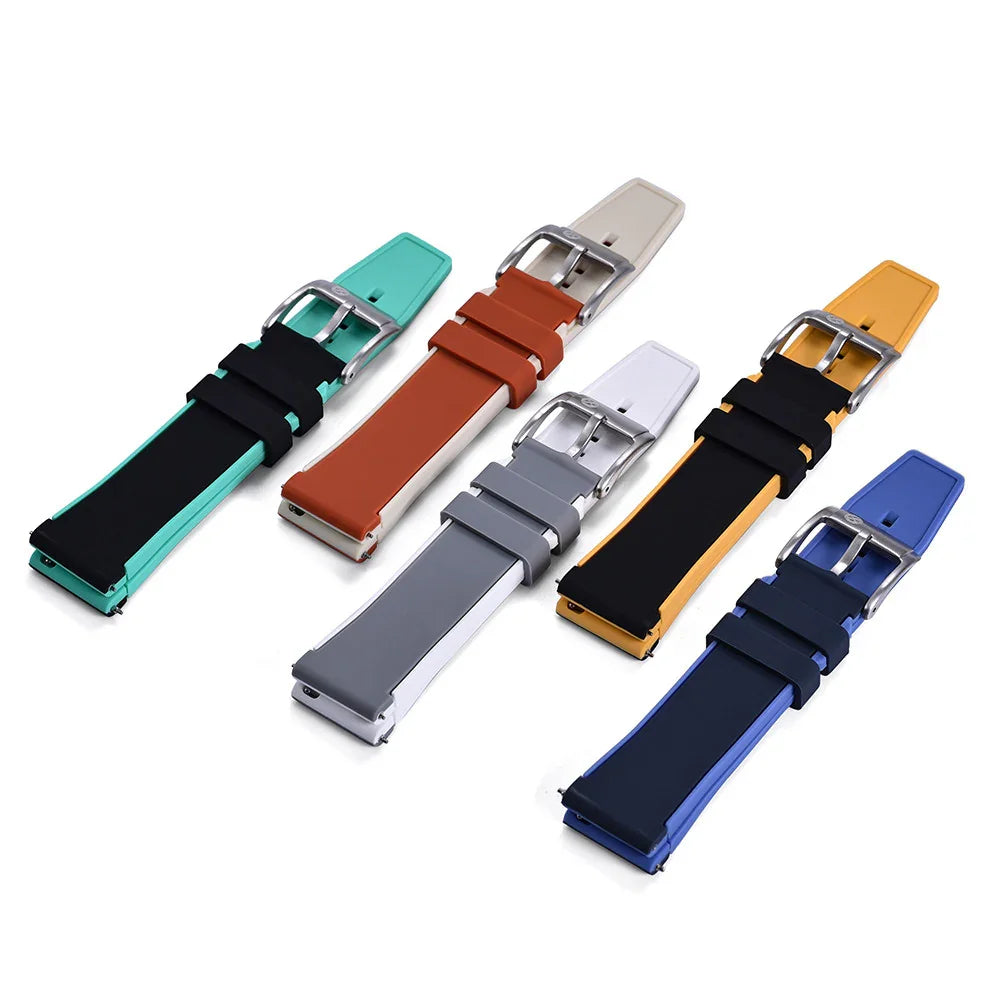 Rubber strap dual colors - Blue/Lilac - view 4