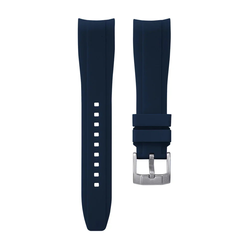 KronoKeeper integrated Rubber strap - Blue - rubber watch strap