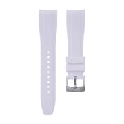 KronoKeeper integrated Rubber strap - White - rubber watch strap