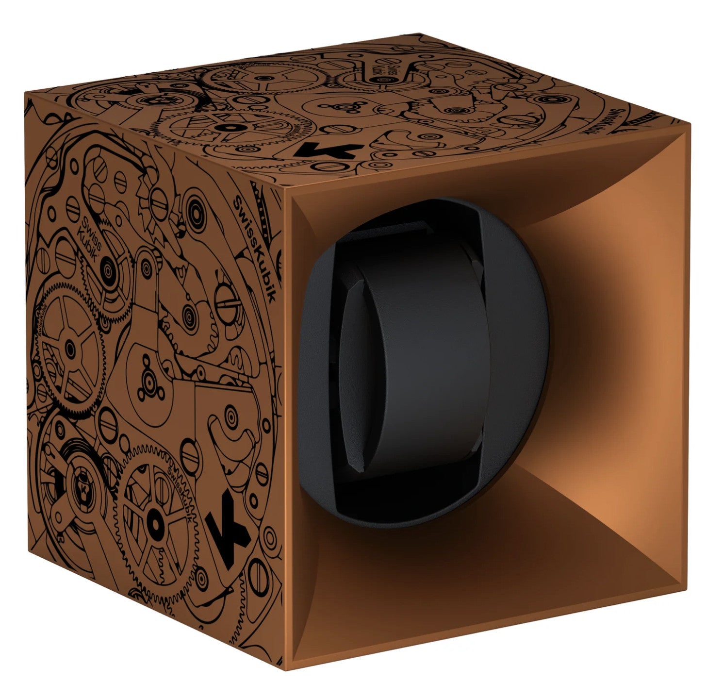 SwissKubik StartBox Black Movement watchwinder - 1 watch