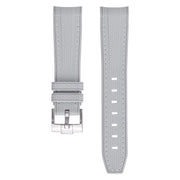 Rubber strap texture for Omega MoonSwatch - Grey - rubber watch strap