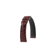 Kronokeeper Strap - Felicia Burgundy - alligator leather watch strap