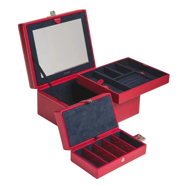 Le Tanneur - medium leather jewelry box - watch accessory