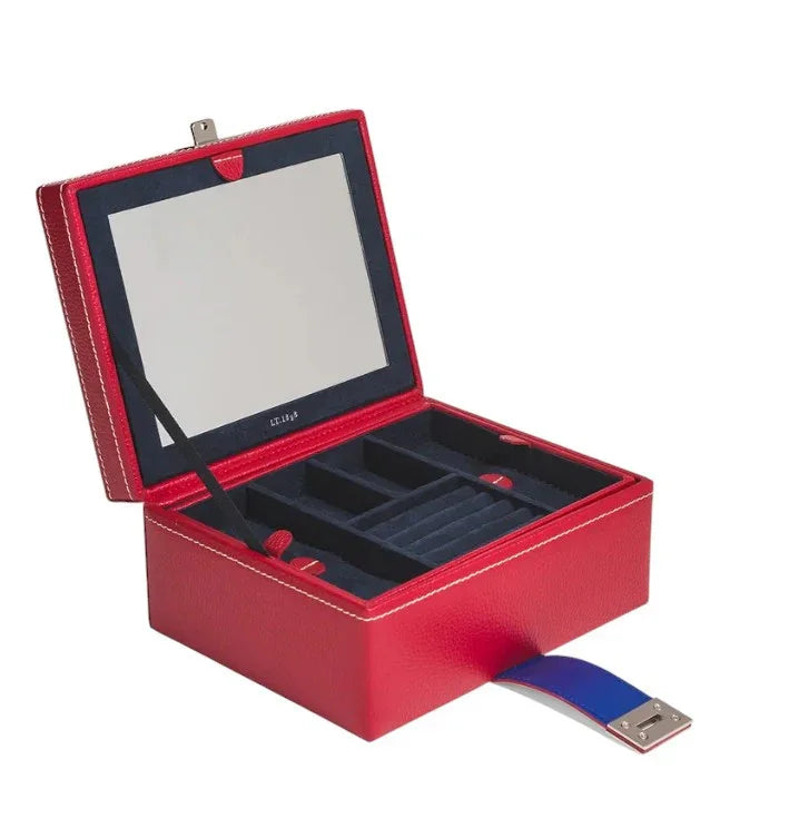 Le Tanneur - medium leather jewelry box - detail