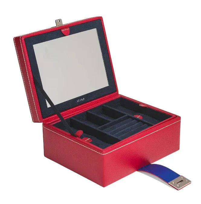 Le Tanneur - medium leather jewelry box - view 4
