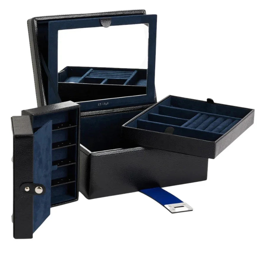 Le Tanneur - medium leather jewelry box - view 6