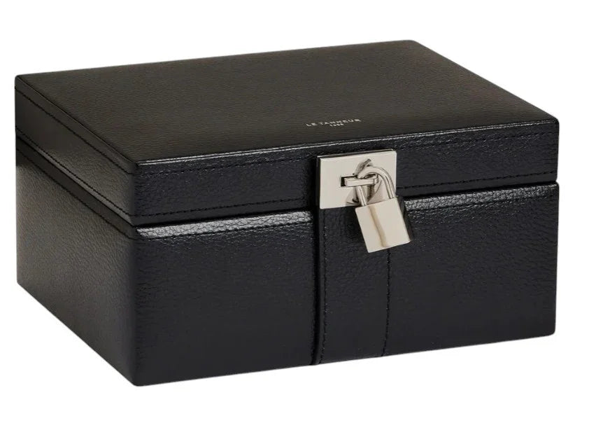 Le Tanneur - medium leather jewelry box - view 7