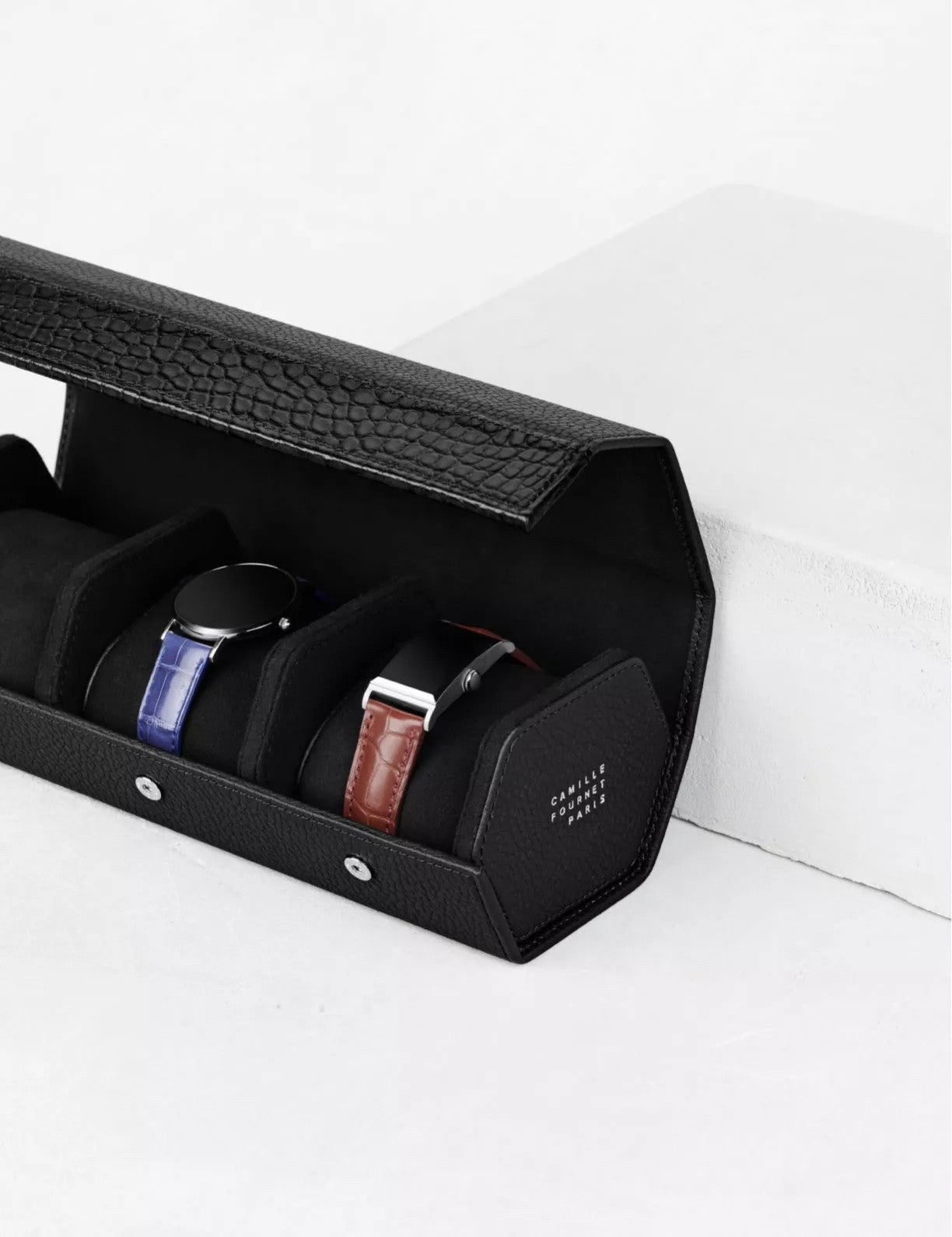 34.33  Triple watch case by Camille Fournet