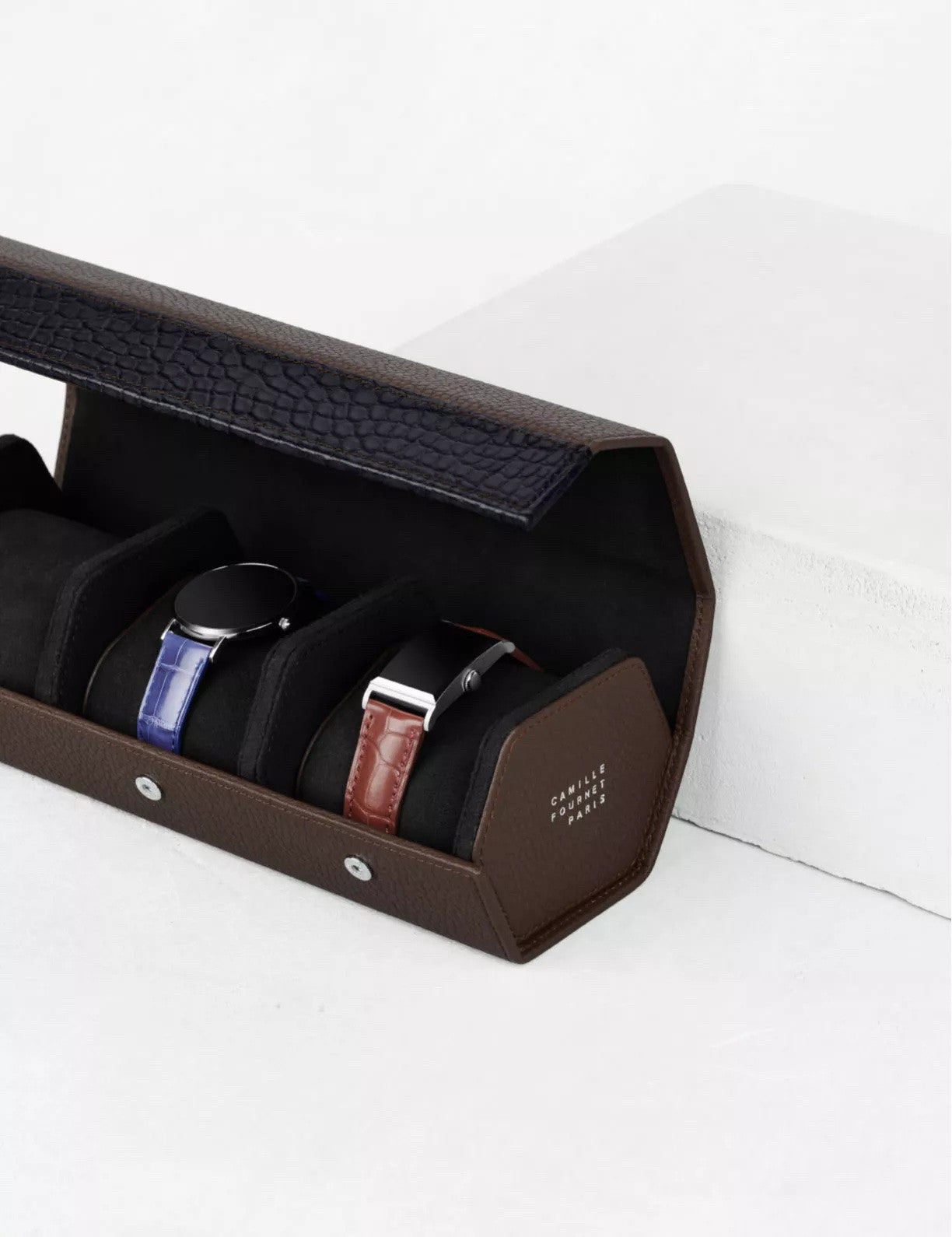 34.33  Triple watch case by Camille Fournet