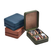 Kronokeeper Tiboulen 手錶旅行盒，可容納 4 隻手錶