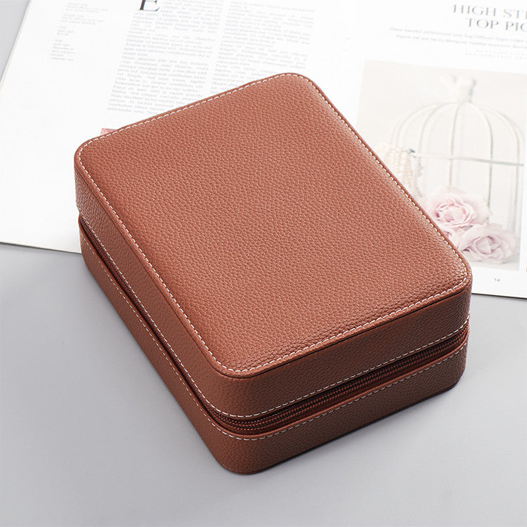 Kronokeeper Tiboulen 手錶旅行盒，可容納 4 隻手錶