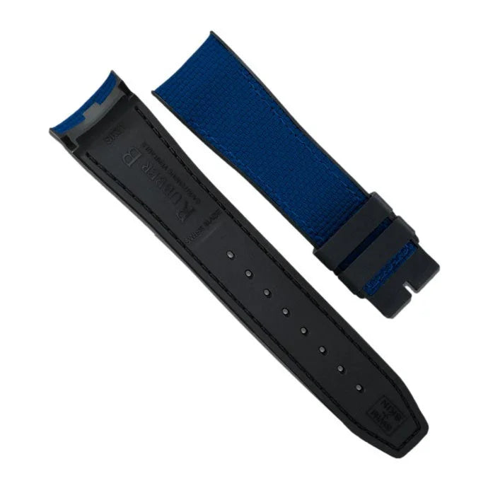 RubberB Ballistic SwimSkin SK41 - Navy Blue 20mm Strap - rubber watch strap