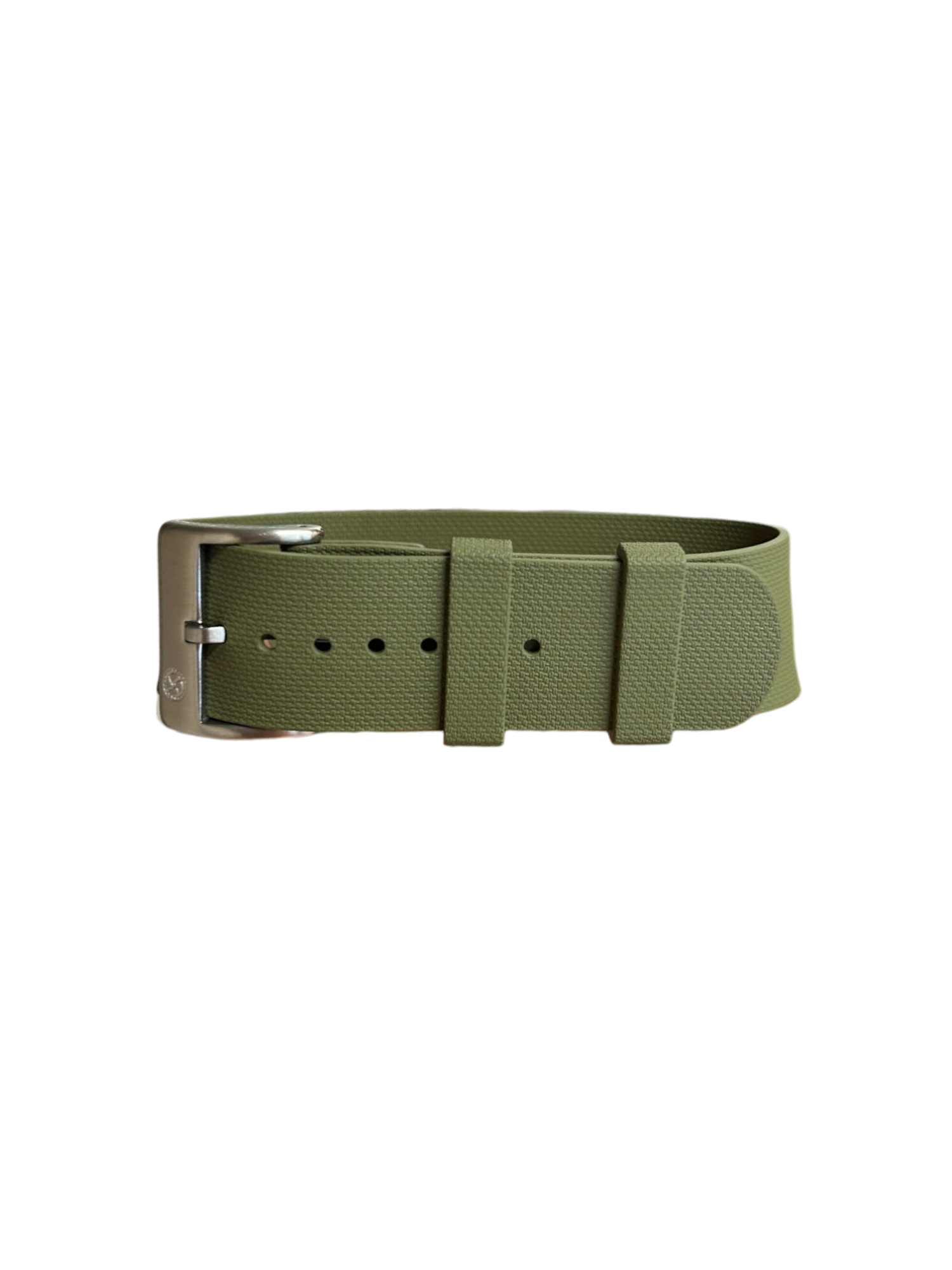 KronoKeeper NATO strap in FKM Rubber - Green - NATO nylon watch strap