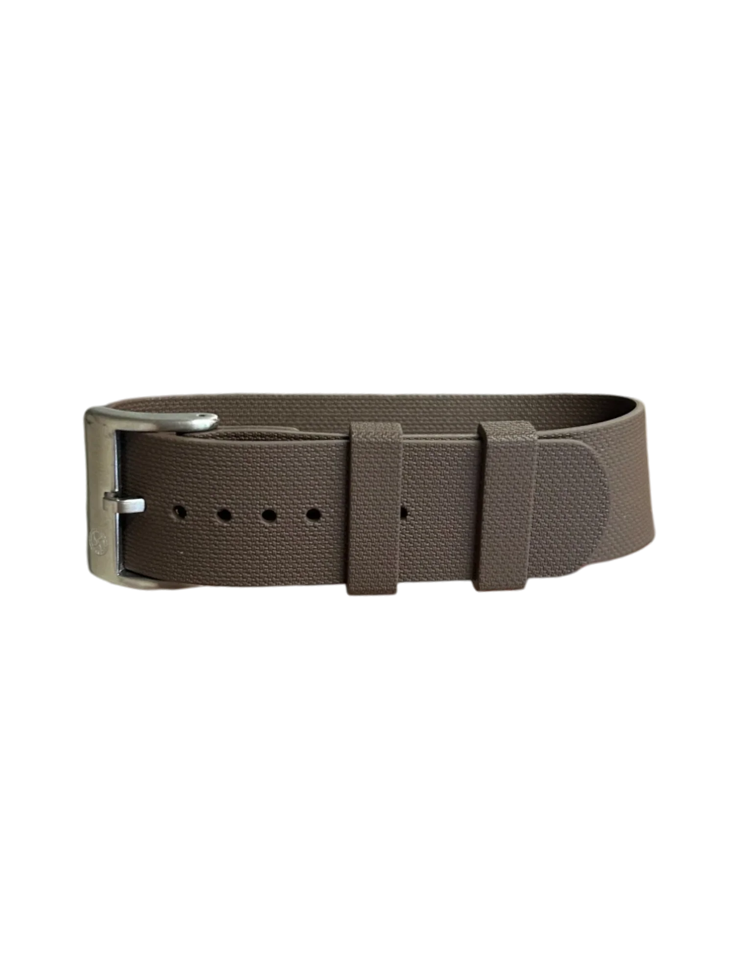 KronoKeeper NATO strap in FKM Rubber - Brown - NATO nylon watch strap
