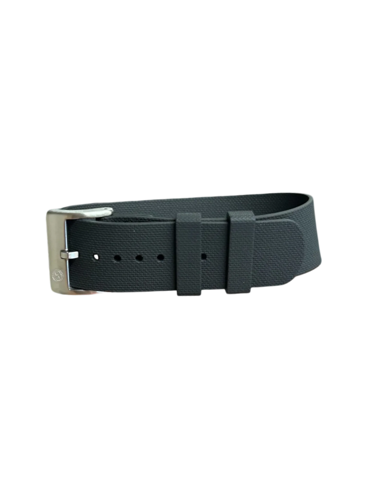 KronoKeeper NATO strap in FKM Rubber - Black - NATO nylon watch strap