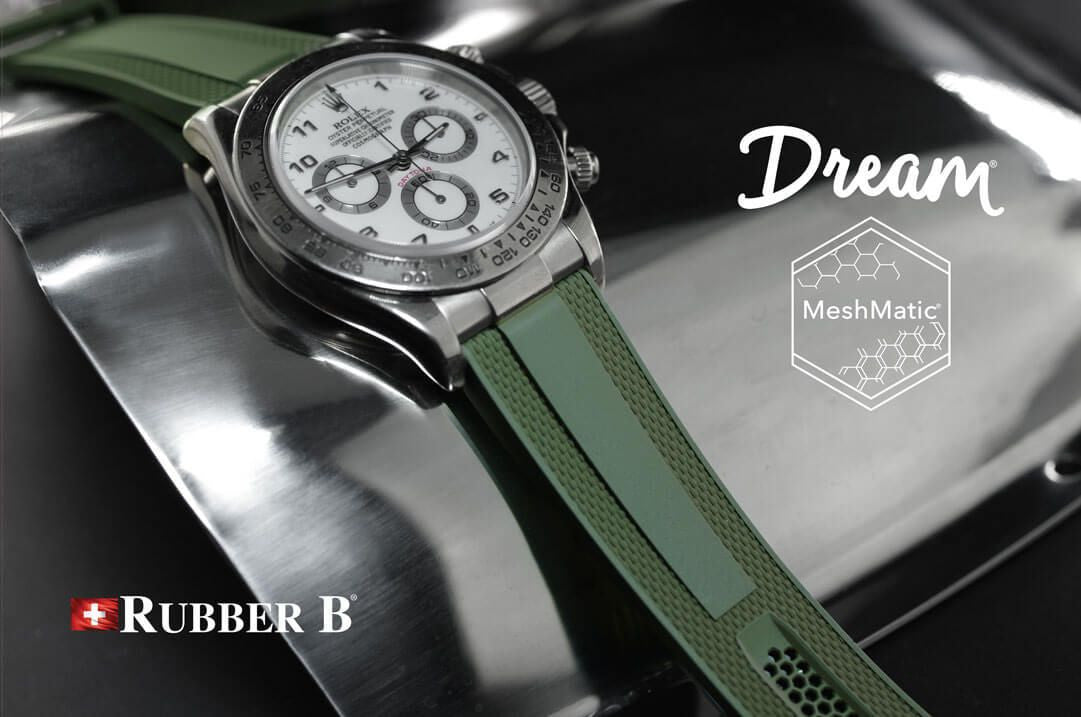 Rubber B Strap  - Dream Strap Universal - MeshMatic - Navy Blue