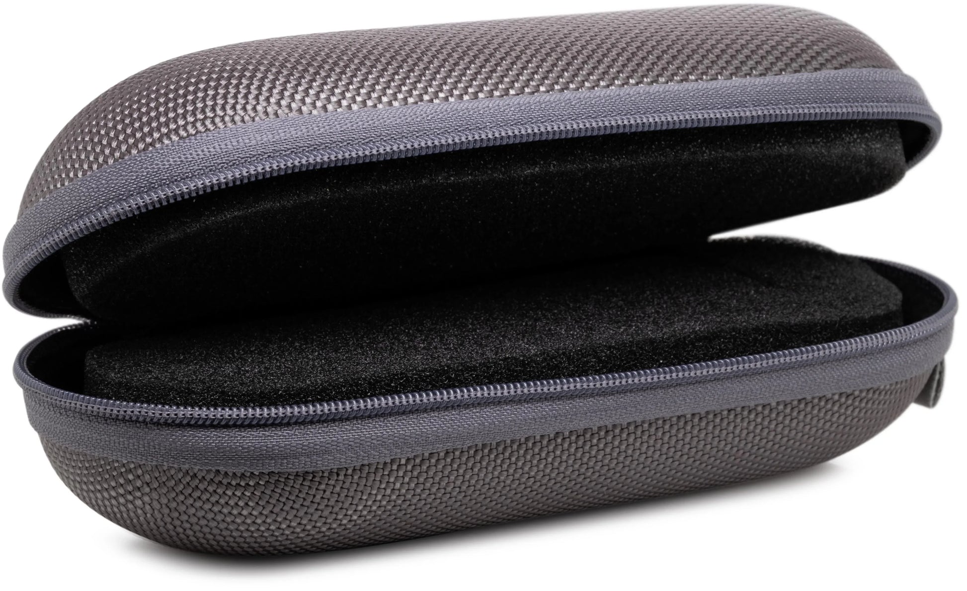 Hard shell watch travel case in grey - detail