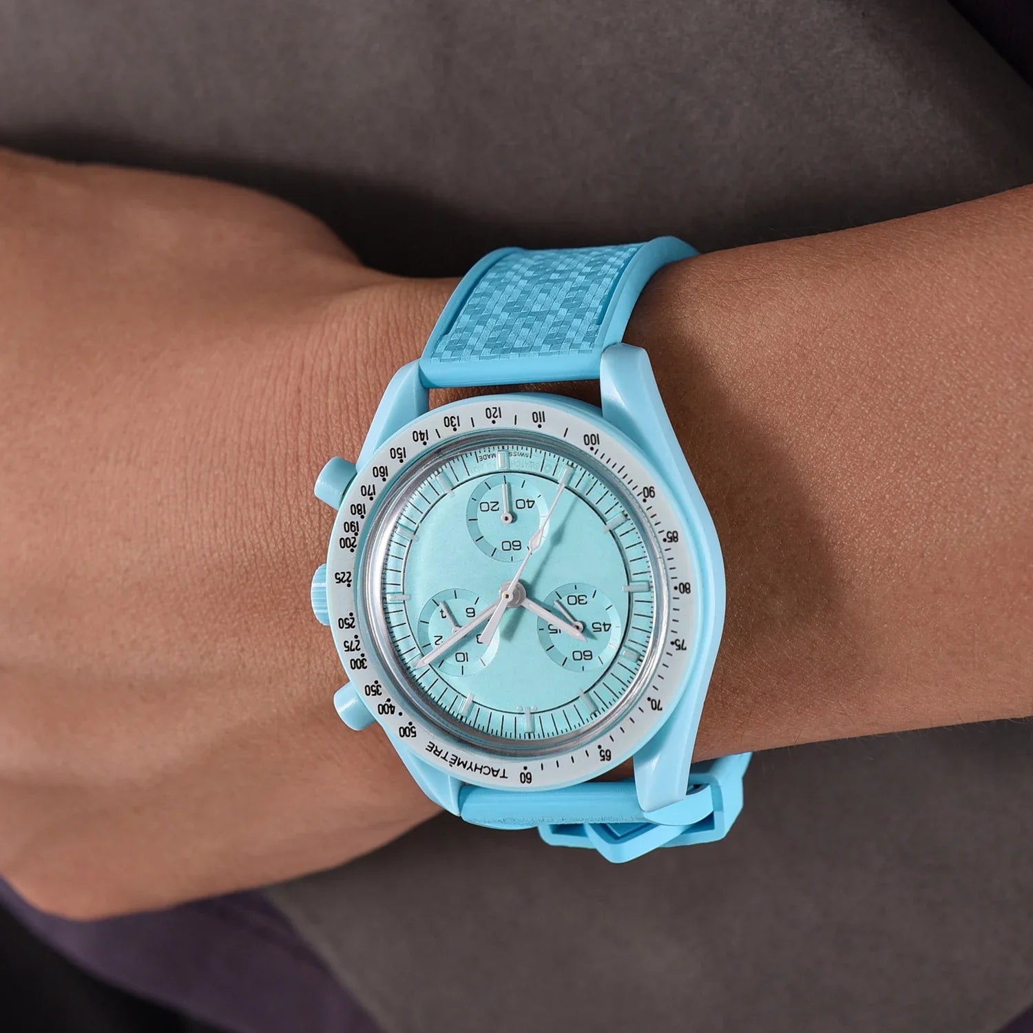 KronoKeeper Rubber Strap Mosaic - Grey - view 7