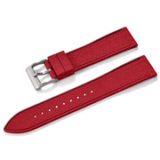 KronoKeeper Rubber Strap Mosaic - Red - rubber watch strap