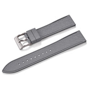 KronoKeeper Rubber Strap Mosaic - Grey - rubber watch strap