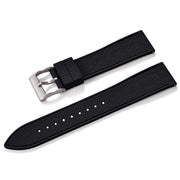 KronoKeeper Rubber Strap Mosaic - Black - rubber watch strap