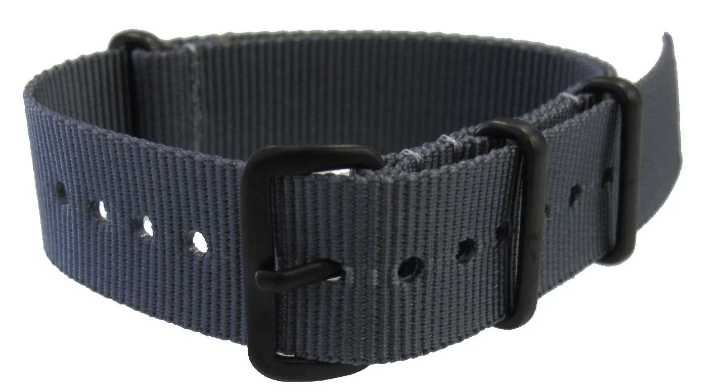 NATO watch strap Grey PVD - NATO nylon watch strap