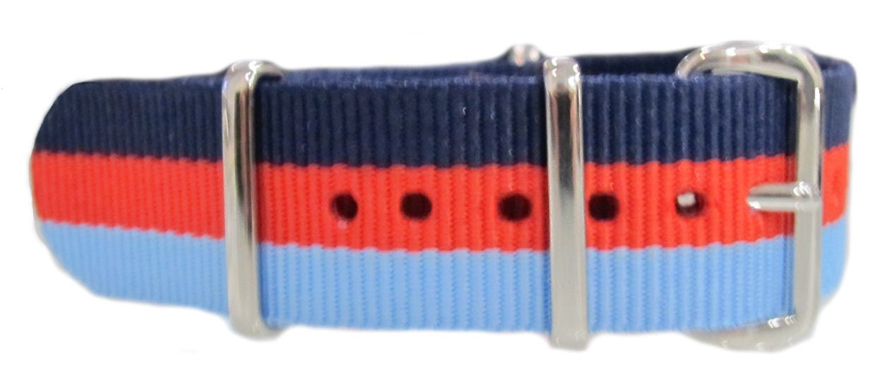 NATO strap Blue/Red/Light blue