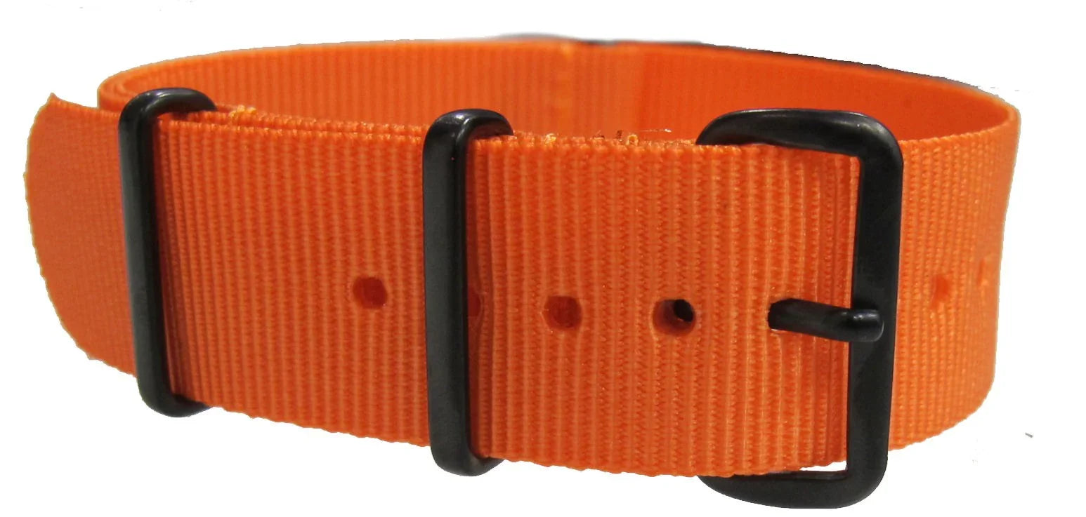 NATO PVD watch strap - Orange - NATO nylon watch strap