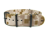NATO PVD watch strap - Camo 4 - NATO nylon watch strap