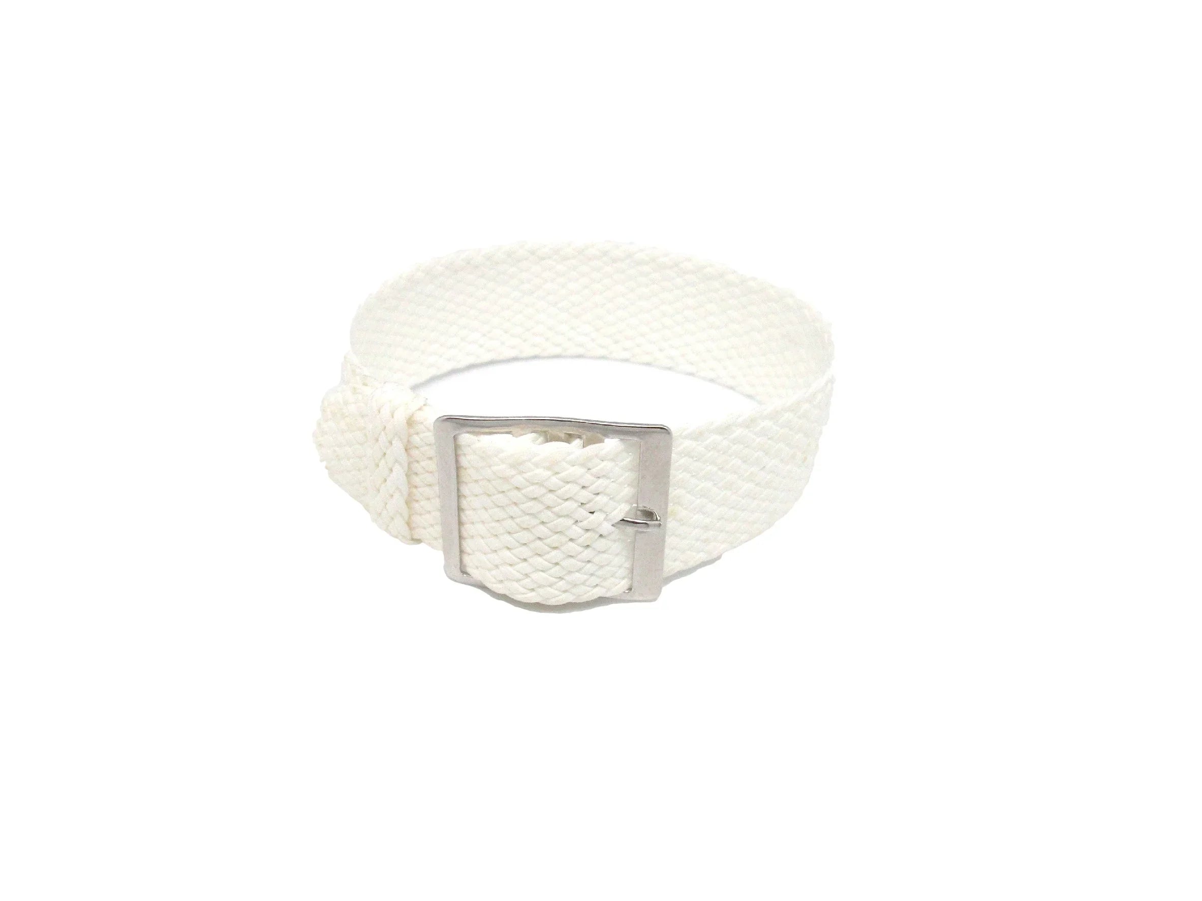 Perlon Watch Strap - White - NATO nylon watch strap