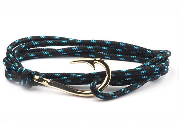 Vikings gold plated hook bracelet