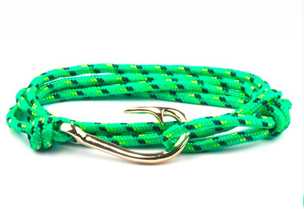 Vikings gold plated hook bracelet