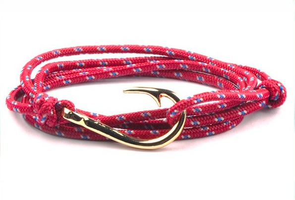 Vikings gold plated hook bracelet