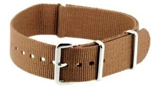 NATO watch strap Brown - NATO nylon watch strap