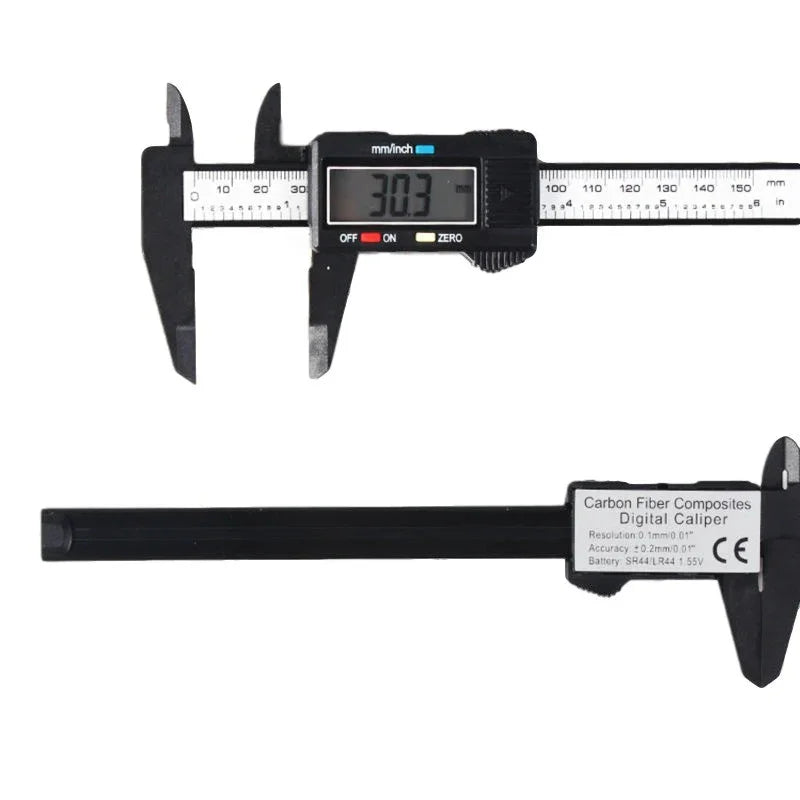 Digital Caliper in Carbon Fiber Composite - watch accessory