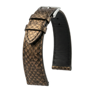 Salmon Gradient Gold Ink watch strap - KronoKeeper - main view